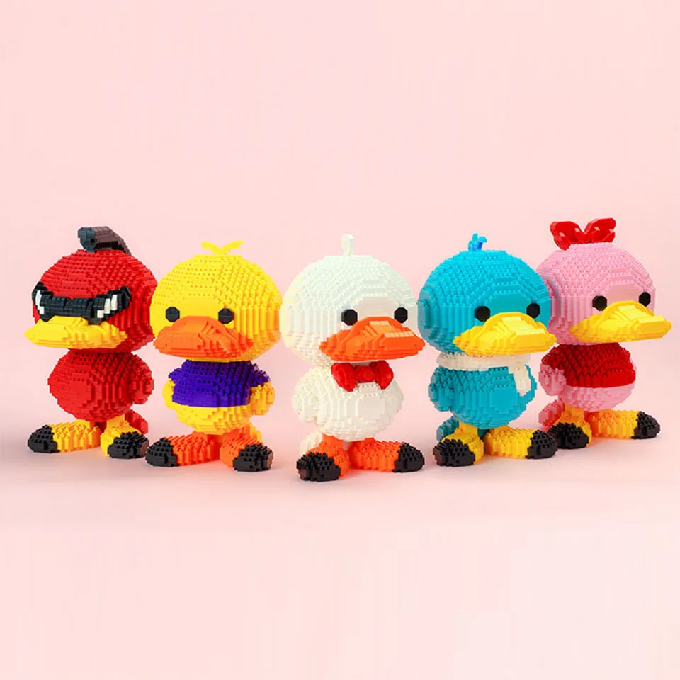 

Balody Cartoon Duckbill Boy Building Blocks Model Toys Diamond Micro Mini Cute Animal Model Assembling Education Toys Kids Gifts