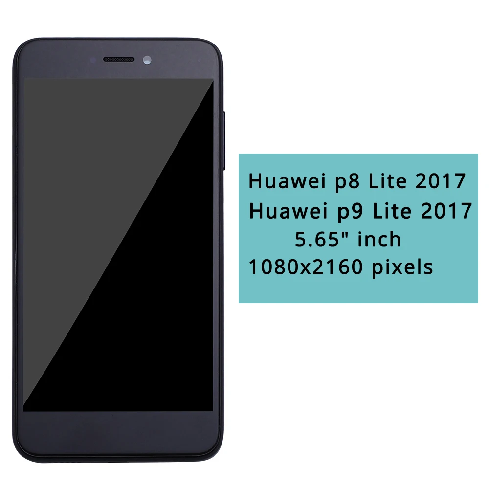 

Huawei P9 Lite 2017 LCD Display Touch Screen Digitizer For Huawei P9 Lite 2017 LCD With Frame P8 lite 2017 PRA LA1 LX1 LX2 LX3
