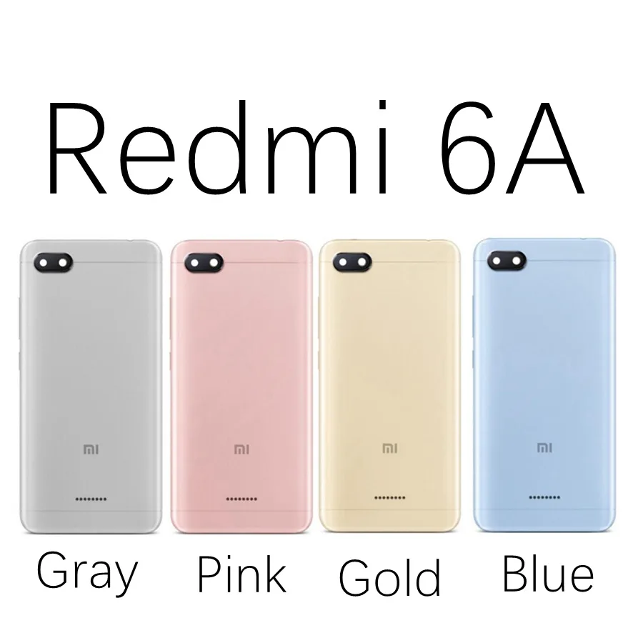 

xiaomi Redmi 6A Battery Cover Replace Battery Cover Back Housing sim card Holder Tray Card Slot Rapid transportation
