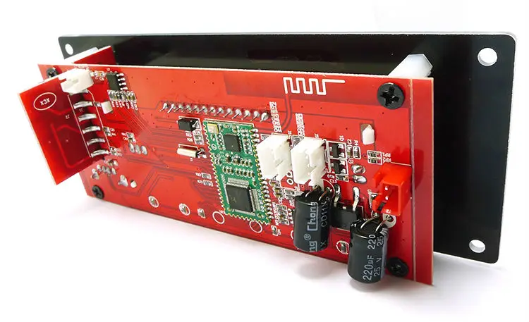 DC12V BT APP Control Bluetooth 4.0 MP3 Module Decoding Board SD MMC Card USB FM APE FLAC WAV WMA Decoder Board Blue LED bluetooth audio module hifi decoder board