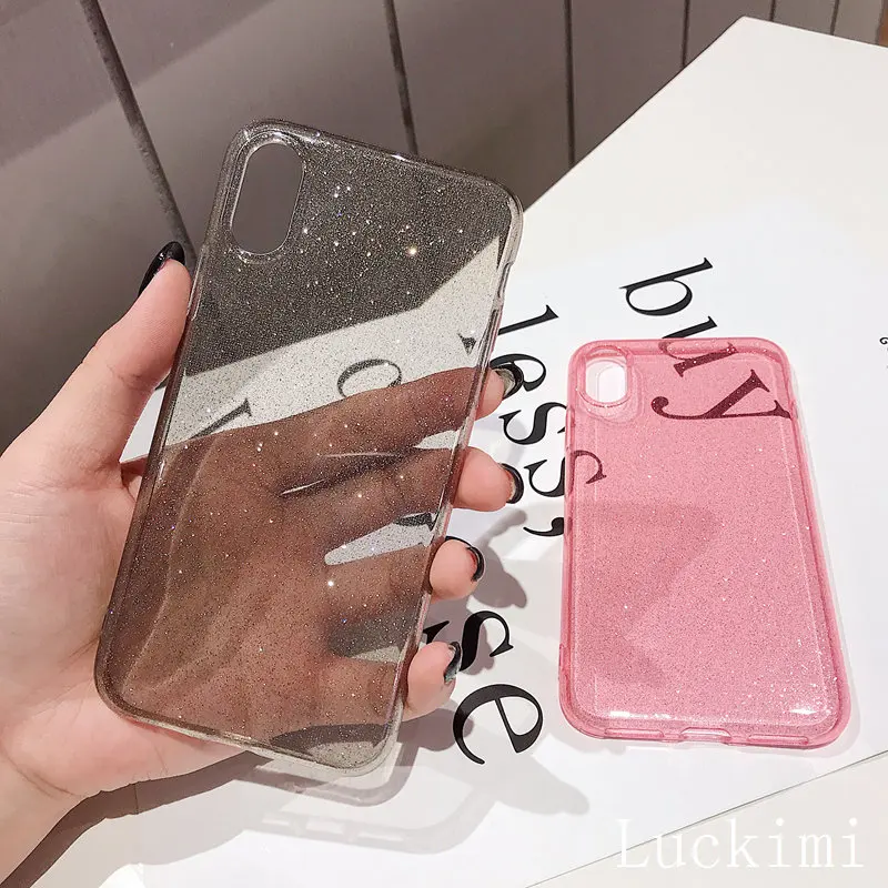 Для OPPO F1 Plus R9P R11SP R11P R11S R9SP R15 Pro R17P K1 R15X F3 Lite F1S A5/A3S A1 Прозрачный блестящий чехол для