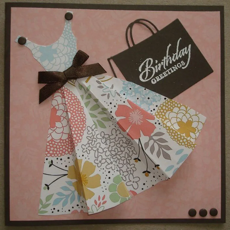 

4pcs princess dress Metal Cutting Dies Stencil for DIY Scrapbooking Photo Album Paper Card Decorative Craft Diecuts New Die Cut