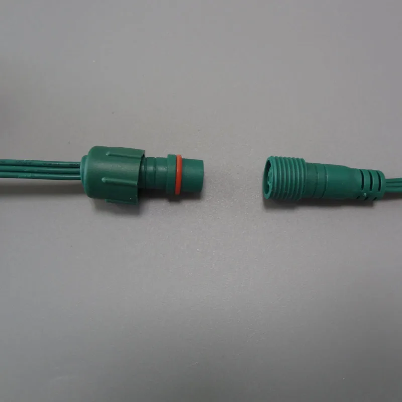 

Waterproof pigtail LED Connector for C7 C9 G40 LED Pixel Light, 1pcs male and female connector per pair