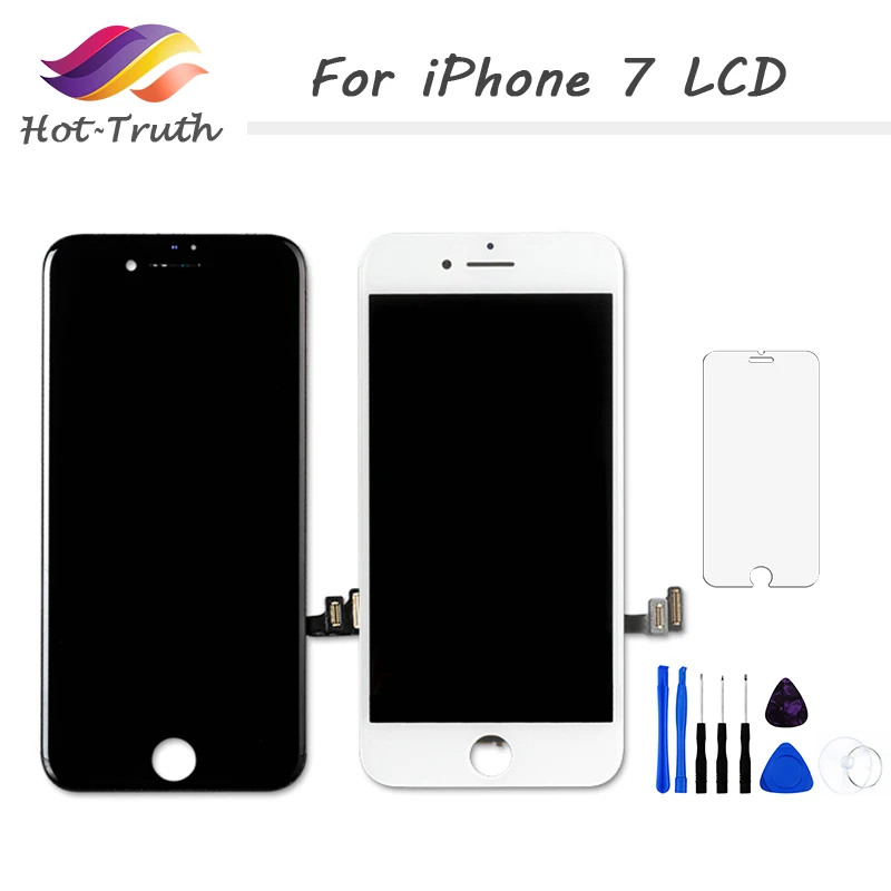 

Grade AAA No Dead Pixel LCD For iPhone 7 A1660 A1778 A1779 Display Digitizer Assembly with 3D Touch + Screen Protectors+ Tools