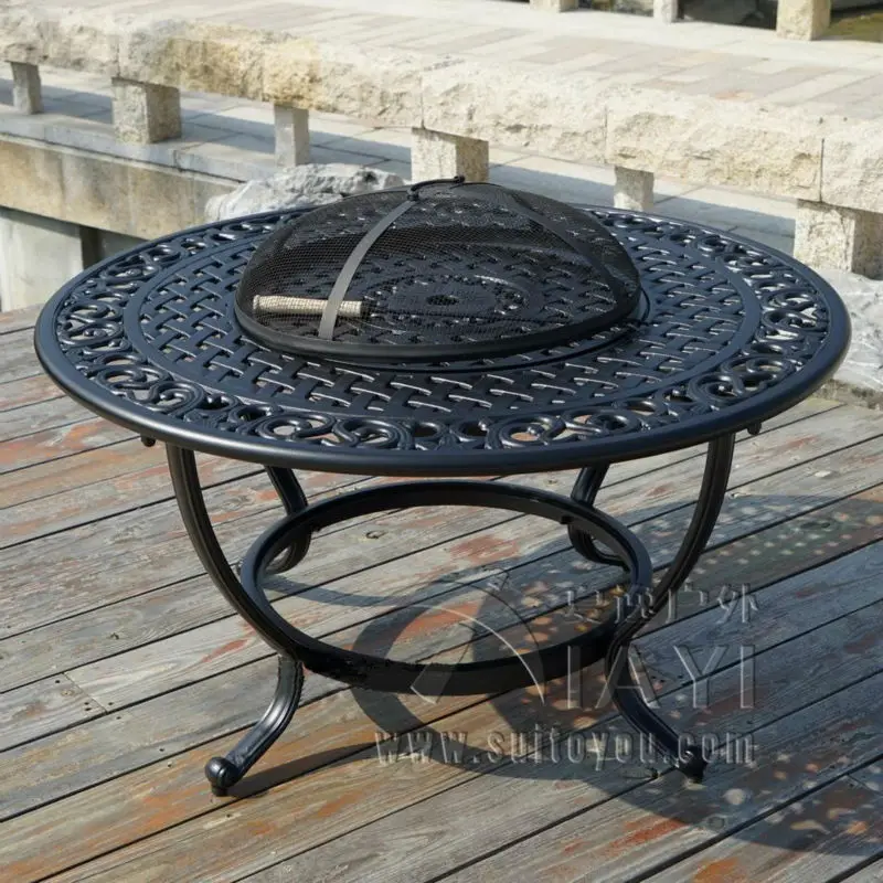 BBQ table Cast aluminum table for garden chair Outdoor furniture