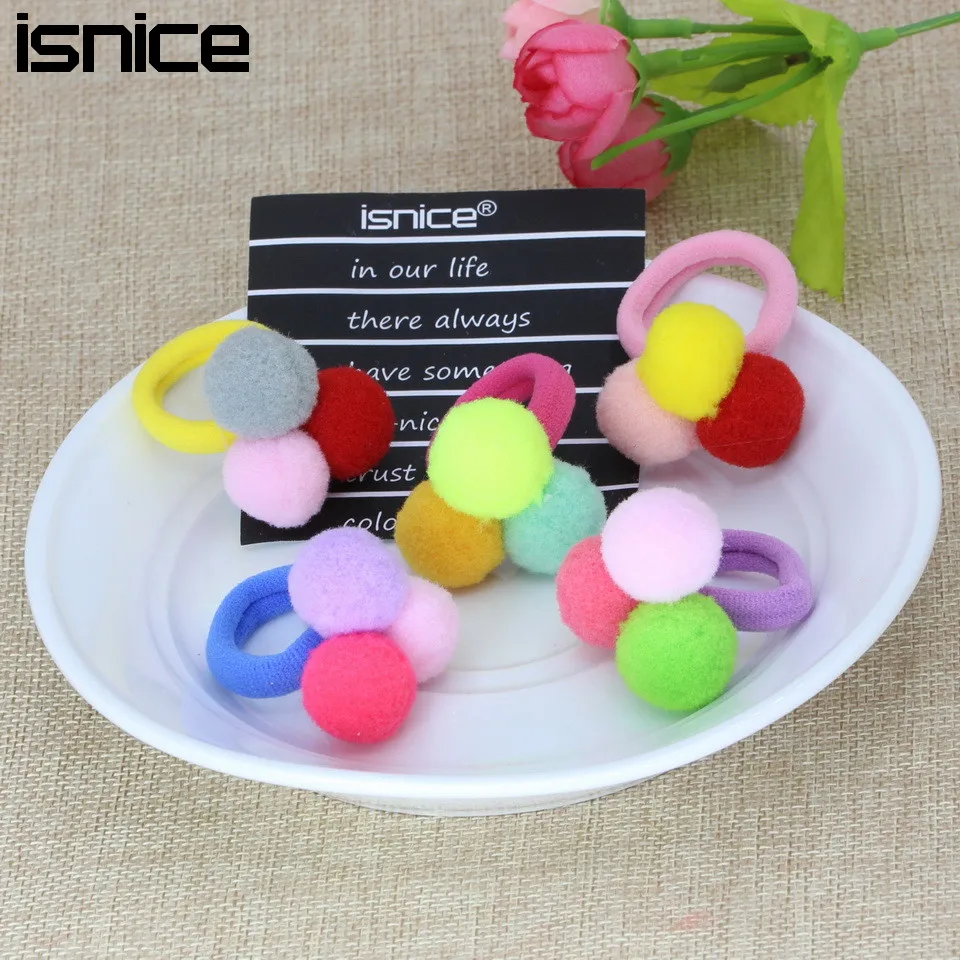 Isnice/модные детские резинки ярких цветов головные уборы для волос