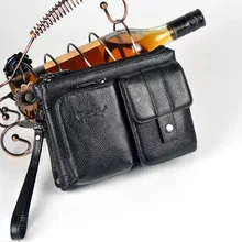 Маленькие сумки-мессенджеры из натуральной кожи для мужчин, сумка на одно плечо, мужская сумка-клатч на день, сумка для поясных упаковок ремней из воловьей кожи, мужские сумки