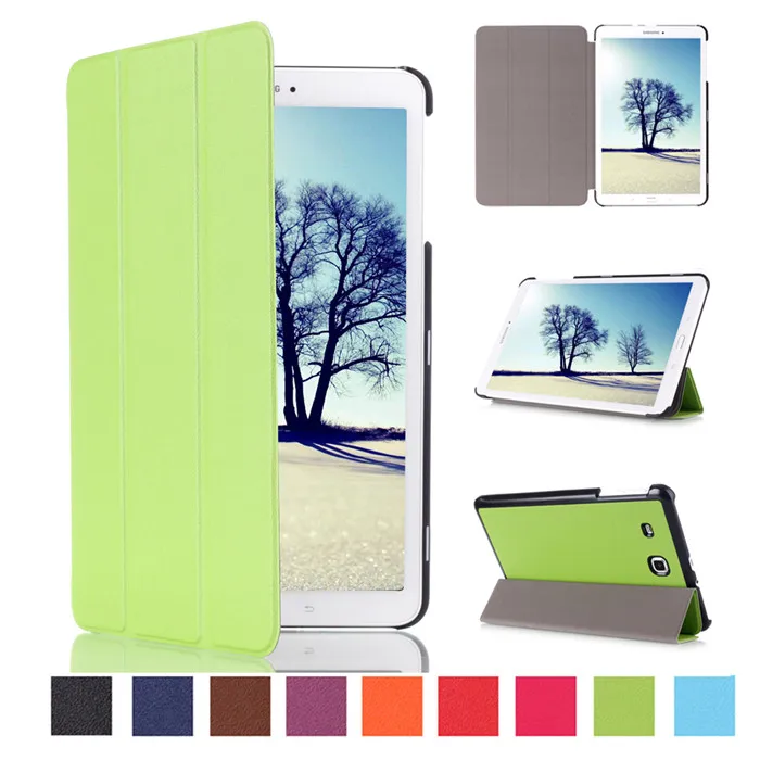 10 шт. искусственная кожа Стенд чехол для Samsung Galaxy Tab E 8.0 t377 t337a t377p T375 8 &quotПланшеты +