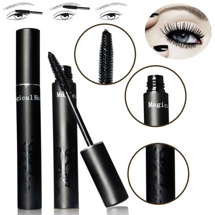 Популярный бренд Magical Halo Eye Makeup удлинение прочное толстое усиление завивки Mascaras водонепроницаемый SJ66