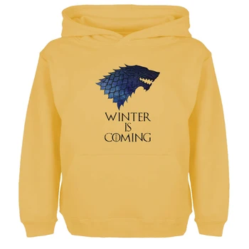 

Game of Thrones House Stark Family Hoodies Men Women Boy Girl Direwolf Winter Is Coming Sweatshirts Hip Hop Jackets Punk Tops
