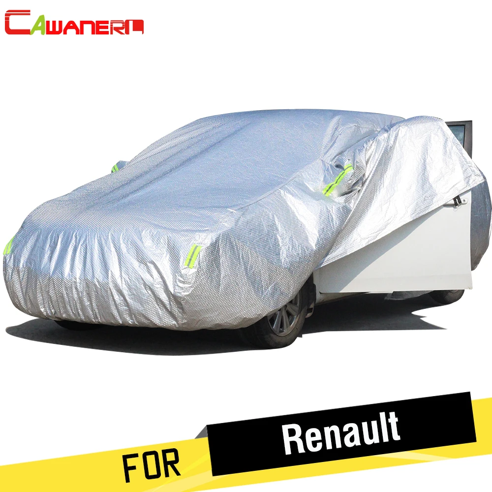 Cawanerl Cotton Car Cover Sun Snow Rain Protection Thicken Waterproof For Renault Vel Satis Scenic Fluence Kangoo Koleos | Автомобили и