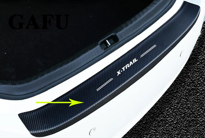 Для nissan x trail t32 2017 2018 2019 автомобильные аксессуары Углеволокно внутренняя защитная