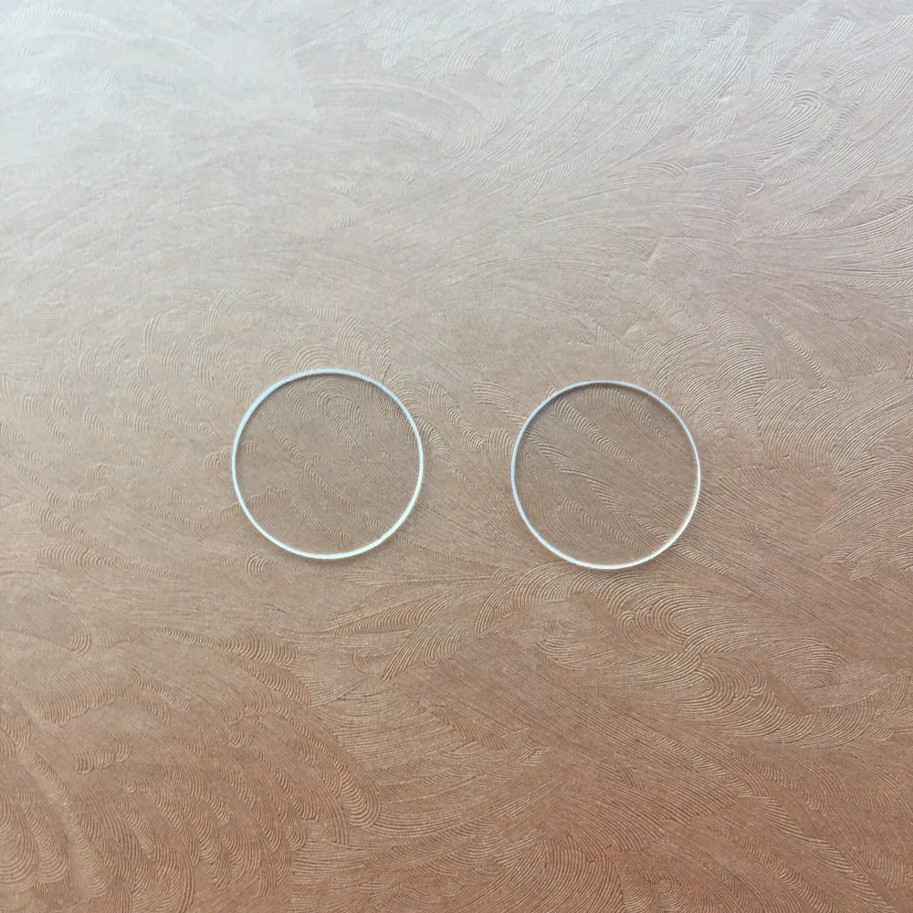 

5pcs JGS2 25*1.0mm Fused Silica Window Quartz Glass disk