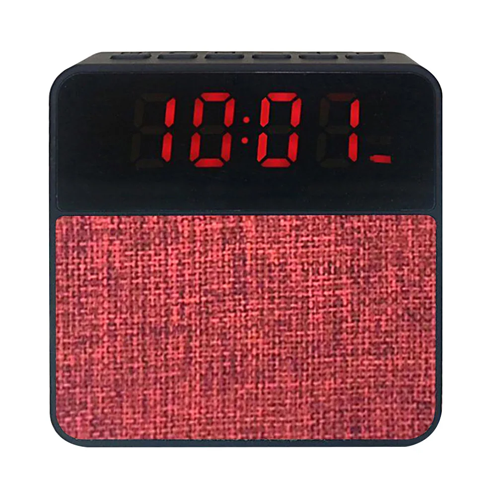 Винтаж Профессиональный Портативный Bluetooth звук Системы будильник Беспроводной