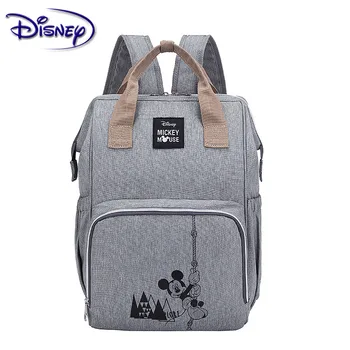 

Disney New Mummy Bag Classic Anime Cartoon Mummy Bag Backpack Large Capacity Out Mummy Bag