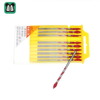 

Free Shipping 8mm Twist Spade Drill Triangle Hex Shank Drill Bits For Ceramic Tile Concrete Glass Marble Etc