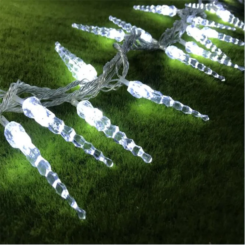 4M LED Icicle String Lights Christmas Fairy Lights New Year Xmas Home For Wedding/Party/Curtain/Garden Decoration 4M LED Icicle String Lights Christmas Fairy Lights New Year Xmas Home For Wedding/Party/Curtain/Garden Decoration