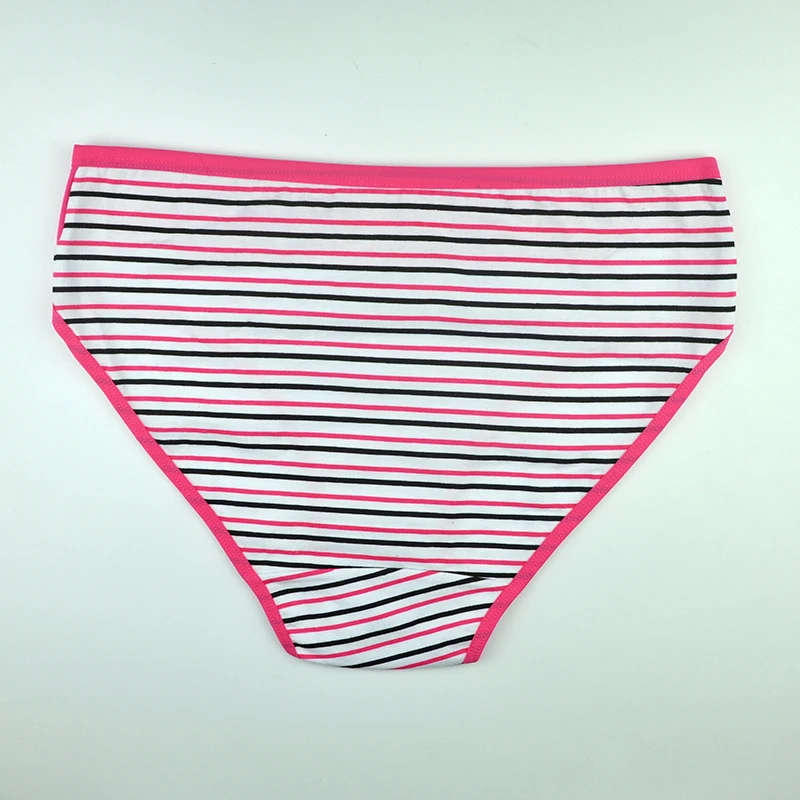 LOBBPAJA Lot 6 pcs Woman Underwear Cotton High Waist Plus Size Striped Briefs Panties Ladies Mothers Knickers for Women L9317 LOBBPAJA Lot 6 pcs Woman Underwear Cotton High Waist Plus Size Striped Briefs Panties Ladies Mothers Knickers for Women L9317