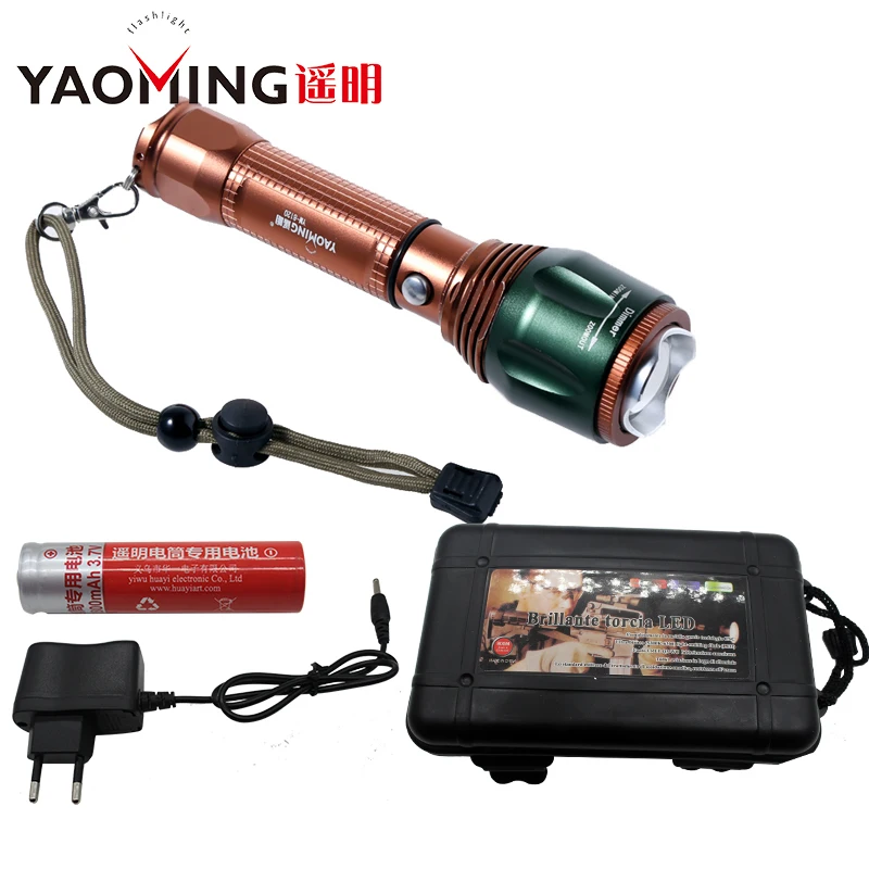 

Gift box CREE Q5 5W zoomable abaju rechargeble flashlights police tactical light LED lamp lanterna by18650 or 3AAA for camping