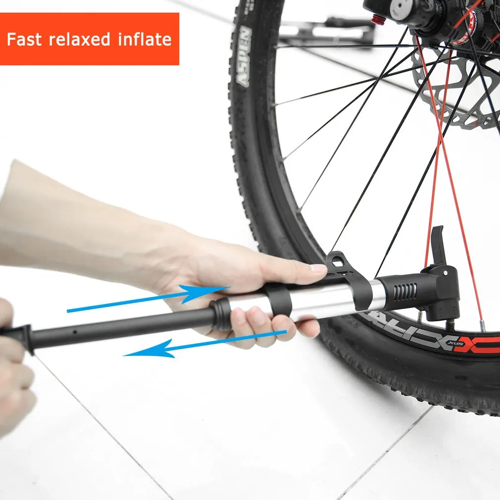 

Mini Portable Bicycle Pump Aluminum Alloy Cycling Bike Pump MTB Mountain Bike Pump Durable Ultra Light Weight Easy to Use