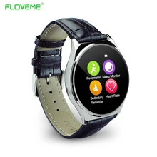 FLOVEME K7 Smart Uhr Bluetooth Smartwatch-sim-karte Armbanduhr Fitness Tracker Uhr Schrittzähler Montre Verbindungsstück Für iOS Android