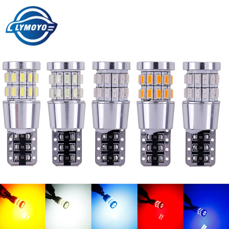 Светодиодный светильник T10 W5W 194 168 Canbus 1 шт. белый 3014 30 SMD для салона автомобиля
