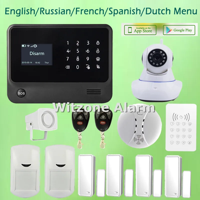 Original Home Office Alarm G90B, Touchkeypad IOS Android APP Controlled