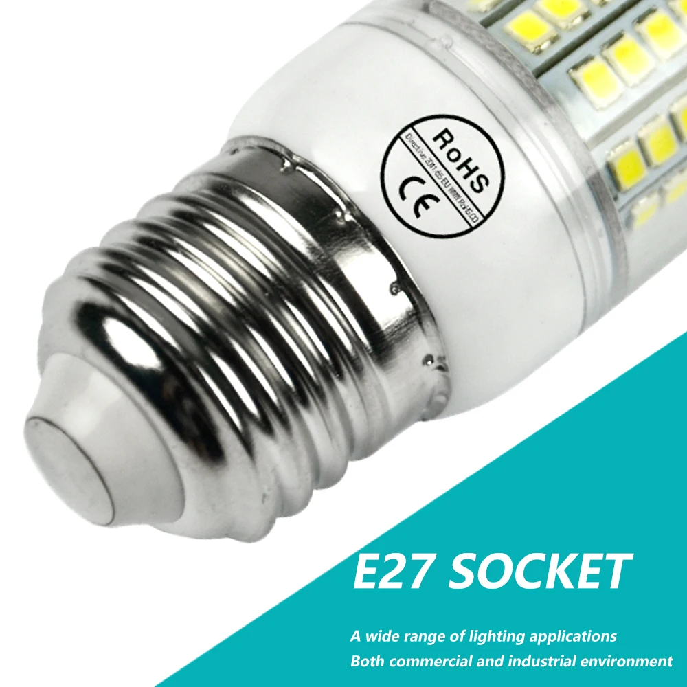 BUYBAY для украшения дома 220V Светодиодный светильник E27 SMD 2835 кукурузы светильник лампочка 240V 27/48/68/102 светодиодный s люстра светильник ing 10 шт./лот