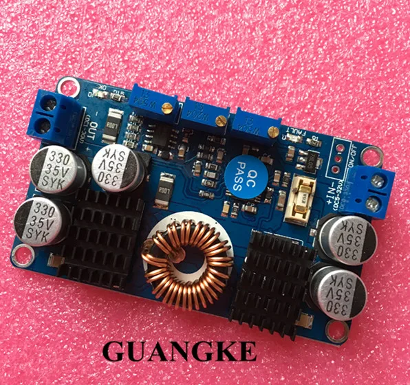 

Smart Electronics DC 5V-32V to 1V-30V 10A LTC3780 Automatic Step Up Down Regulator Charging Module
