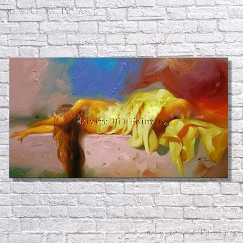 

Abstract Portrait Wall Picture Girl Lie in the Sand Canvas Art Nice Home Decor Wall Painting Art