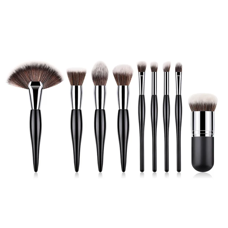 

8/9PCS MakeUp Brushes Set special design handle for Foundation Concealer Highlighter Powder Blusher Eyeshadow Brush kit T09015