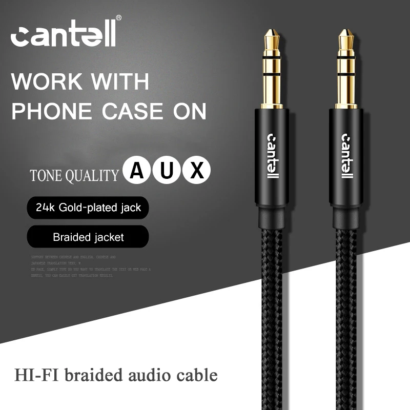

KAVA 3.5 Jack Audio Cable Jack 3.5mm Car Aux Cable for iPod Huawei p20 lite Headphones Speaker MP3 3.5 mm jack AUX Cord Cable