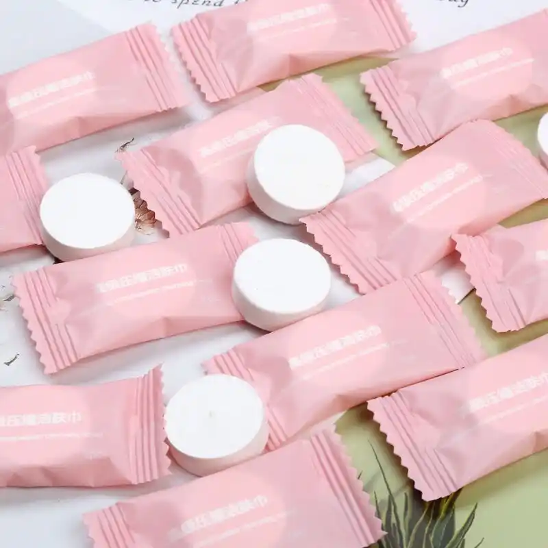 50pcs Mini Compressed Face Towels Cloth Wipes Travel Towel for Travel