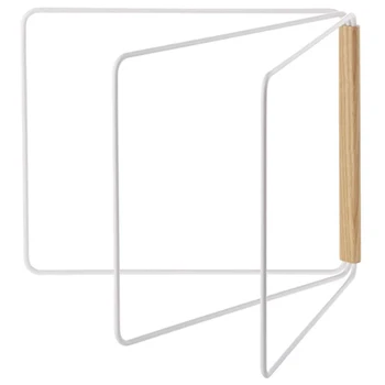 

HOT-Iron Paint Stand Storage Rack Towel Rag Hanging Rack Countertop Stand Type Dish Washing Cloth Storage Shelf