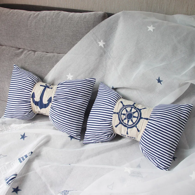 

2 style ocean Mediterranean Style Decorative butterfly Shaped Cushion Pillow Decorative Props Home Decoration with pillow inner