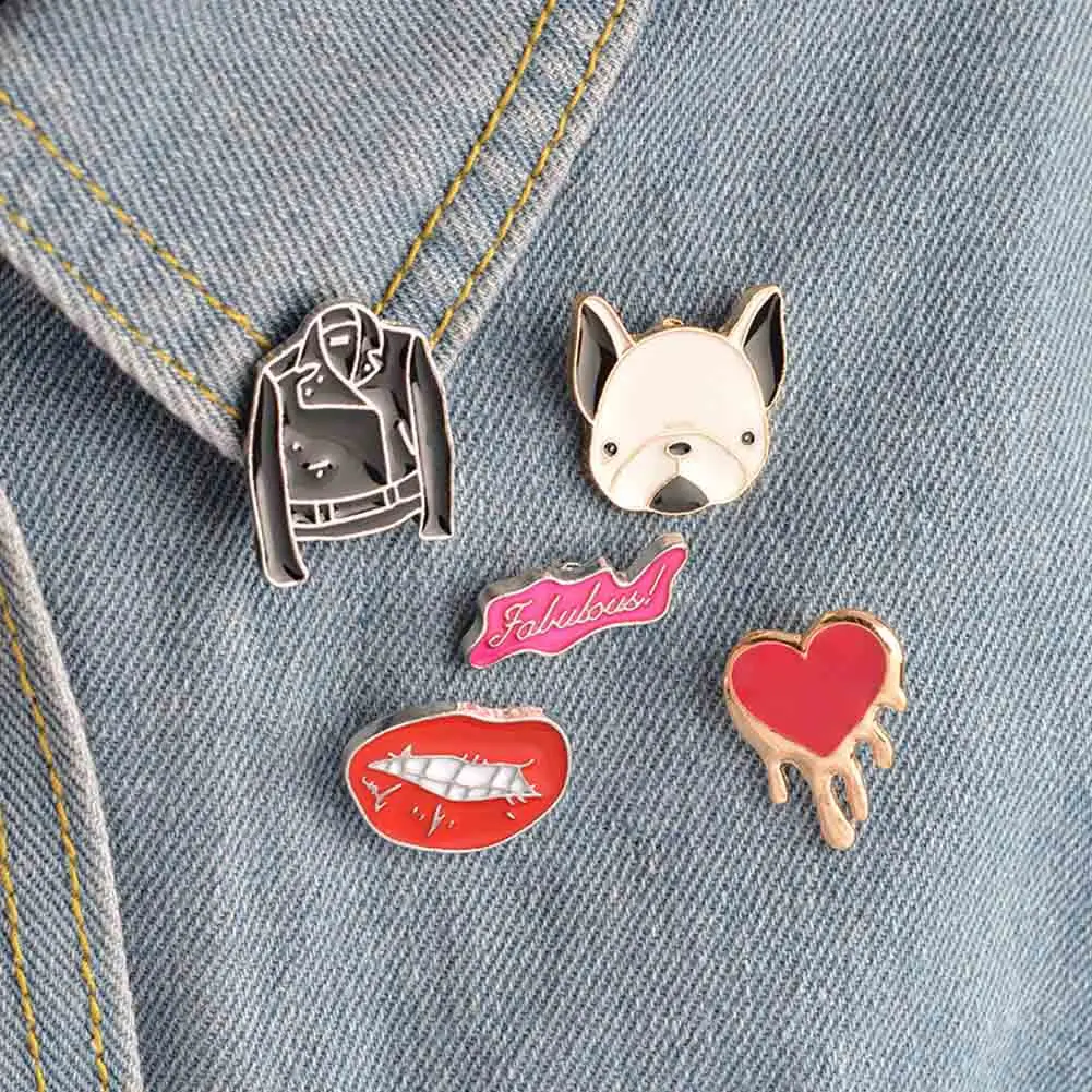 New Fashion Cartoon brooch Pin Badge Clothes Badges Backpack Icons