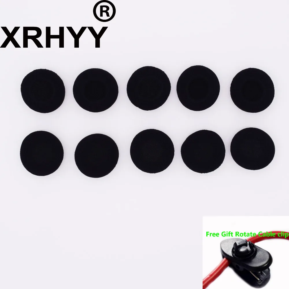 XRHYY 2/5 пар черные сменные амбушюры из пеноматериала 35 мм губчатые для гарнитуры 1 4