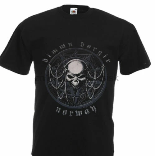 Новая футболка норвежский в стиле Блэк-металл DIMMU BORGIR'' DTG Печатный TEE-S6XL |