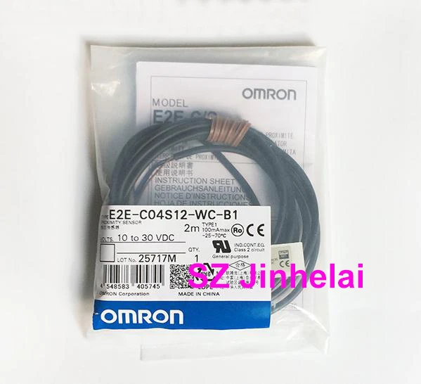 100% Authentic original E2E-C04S12-WC-B1 OMRON Proximity switch, Proximity sensor 2M 100% Authentic original E2E-C04S12-WC-B1 OMRON Proximity switch, Proximity sensor 2M