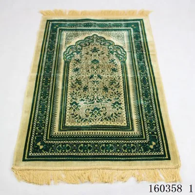 

New Wholesale Thicken Islamic Muslim worship Prayer Rug Salat Musallah Prayer blanket Tapis Carpet Tapete Banheiro travel mats