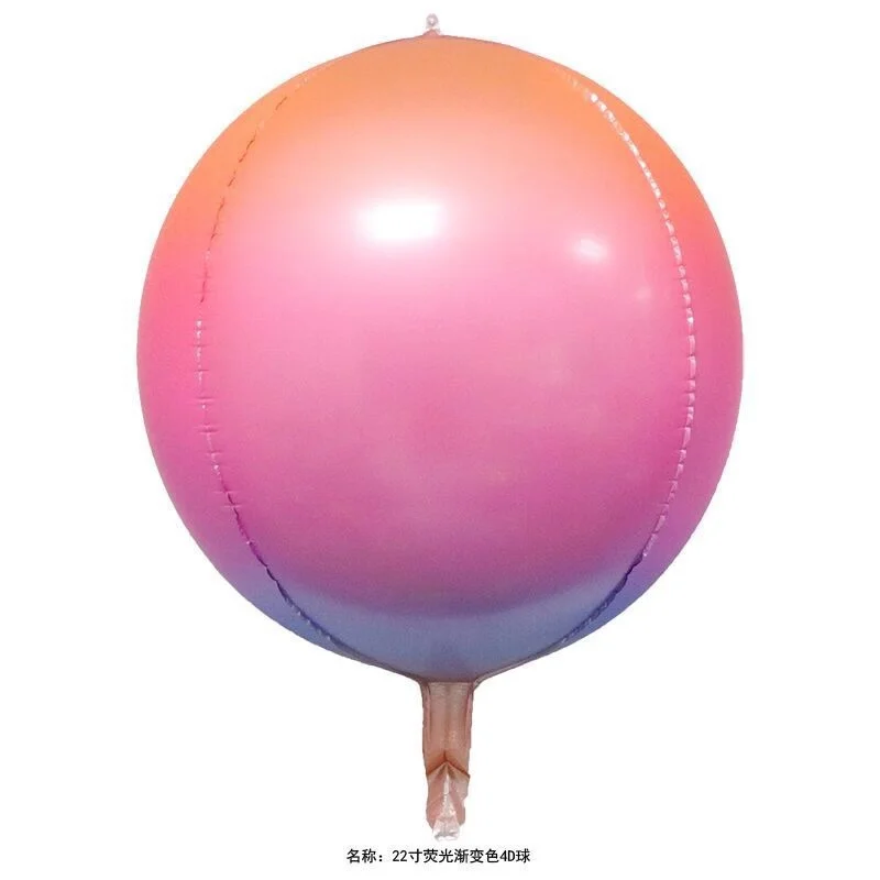 

1pcs/set 4D Foil Balloon Large Round Sphere Shaped Aluminum Foil Balloon Birthday Party Wedding Baby Shower Marriage Decor