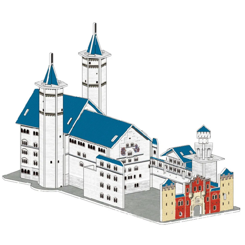 

High Quality 3D Paper Board Puzzle Early Learning Construction Assemble Toy Children Gift Education Juguetes Didacticos #YL1