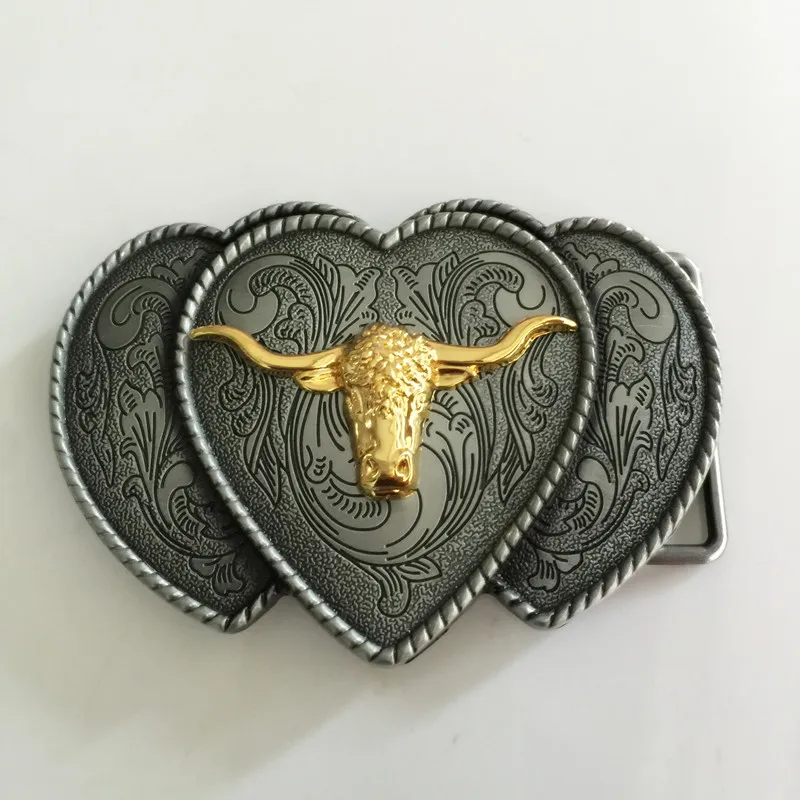 Buy Retail Fashion Mens High Quality Gold Bull Head