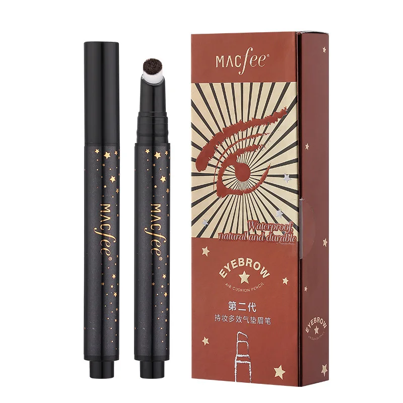 

Cushion Eyebrow Pencil Eye Brow Enhancer Long Lasting Makeup Pen Waterproof Make Up Tool QRD88