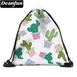 Deanfun 3D печатных Drawstring сумка для девочек для хранения школа 35780