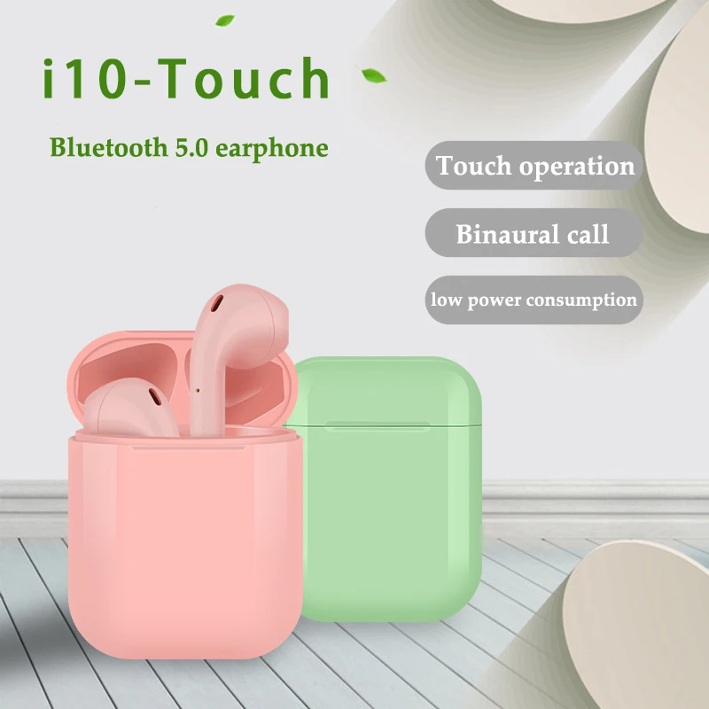 

i10 TWS Earphone Wireless Bluetooth 5.0 Earbuds i10-Touch Stereo Earphone Headset for All Smartphone PK i7s i9s i10 i11 i12 i13