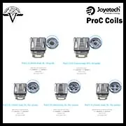 Joyetehc ProC coil heads electronic cigarette coil evaporator for Procore atomizer Cuboid TAP kit