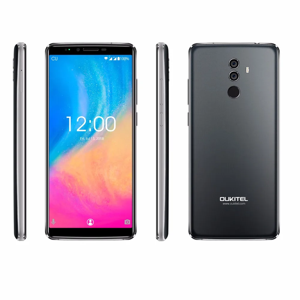 OUKITEL K8 Android 8 0 6 &quotFHD + 18:9 MTK6750T Восьмиядерный 4 Гб ОЗУ 64 ПЗУ 5000 мАч 13 МП 5 отпечаток