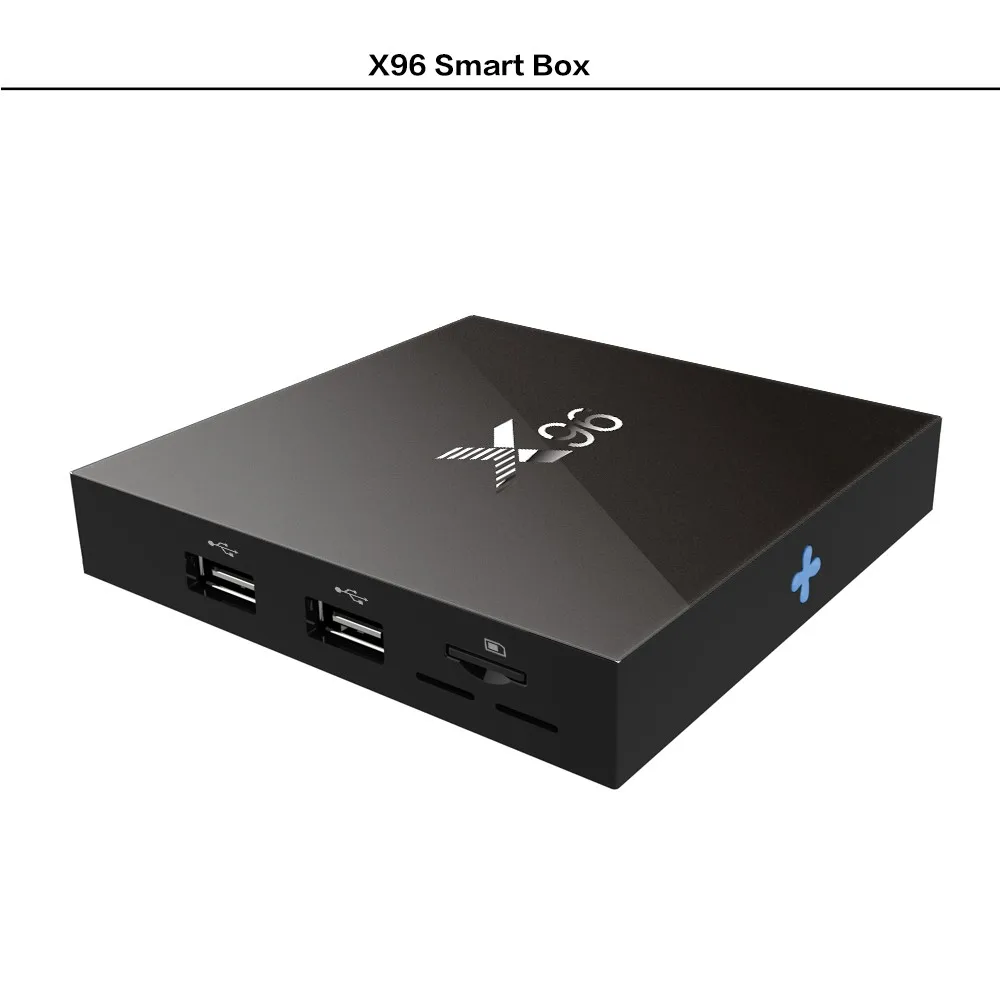 X96 Android tv Box Amlogic S905X четырехъядерный 1G/8G или 2G/16G Android 6,0 Smart tv Box H.265 4K* 2K 2,4G Wifi HDMI 2,0 медиаплеер