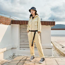 Новая мужская и мужская одежда стилист волос Ретро Повседневные детские комбинезоны костюмы